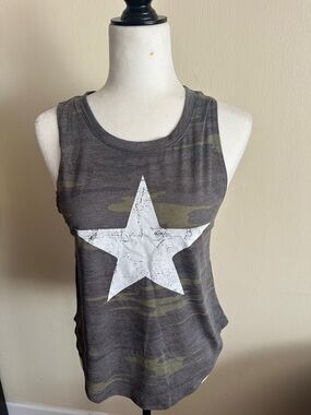 Grayson Threads Gray Camo Star Tank Top